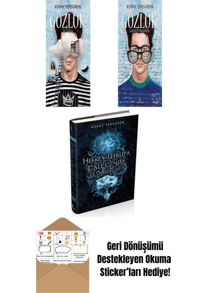 Koray Yersüren 3 Kitap Seti + Okuma Sticker'ları