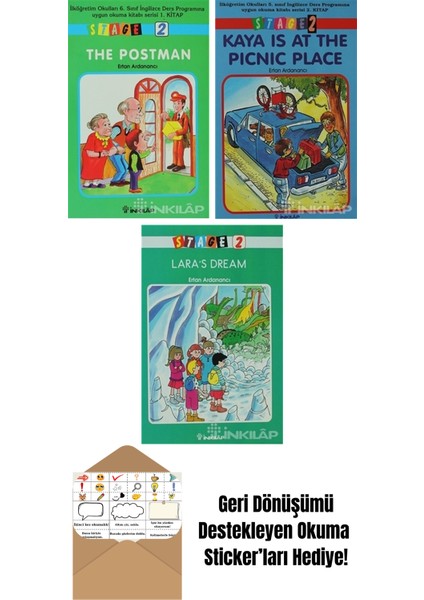 Ertan Ardanancı 3 Kitap Seti + Okuma Sticker'ları