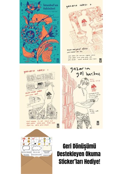 Derleme Derleme 4 Kitap Seti + Okuma Sticker'ları