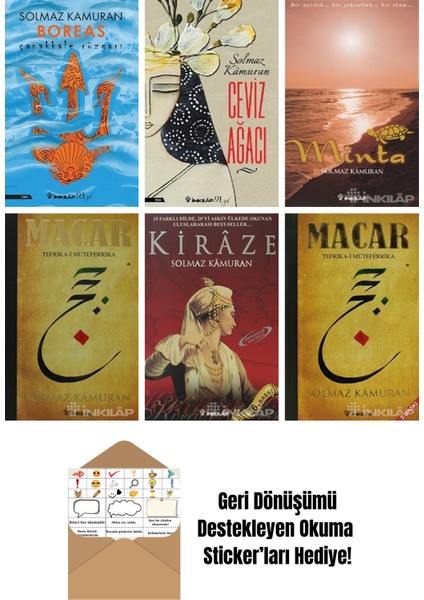 Solmaz Kamuran 6 Kitap Seti + Okuma Sticker'ları