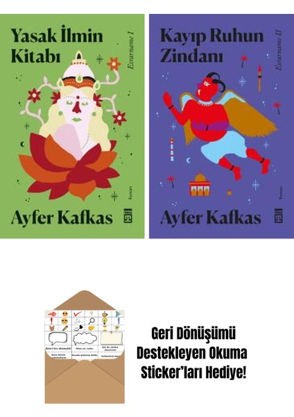 Ayfer Kafkas 2 Kitap Seti + Okuma Sticker'ları