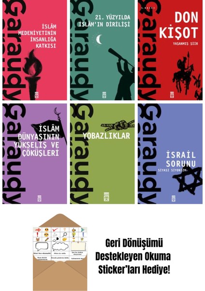 Roger Garaudy 6 Kitap Seti + Okuma Sticker'ları