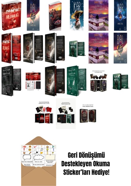 Emre Gül 21 Kitap Seti + Okuma Sticker'ları