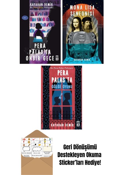 Kayahan Demir 3 Kitap Seti + Okuma Sticker'ları