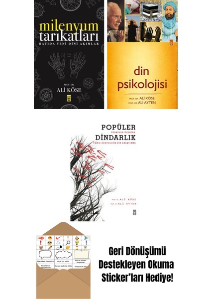 Ali Köse 3 Kitap Seti + Okuma Sticker'ları