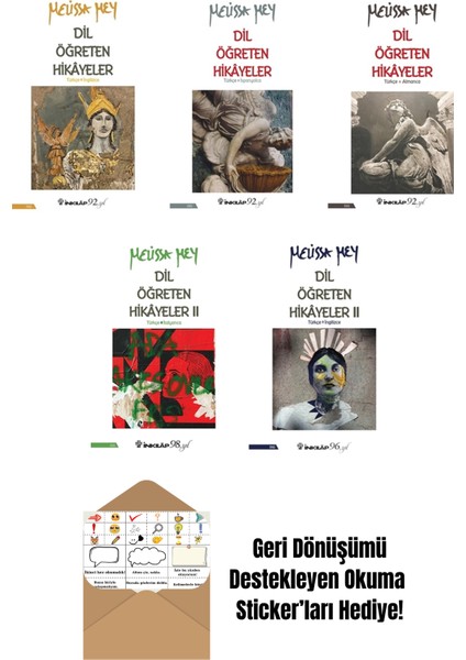 Melissa Mey 5 Kitap Seti + Okuma Sticker'ları