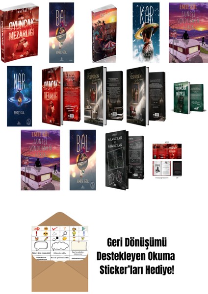 Emre Gül 14 Kitap Seti + Okuma Sticker'ları