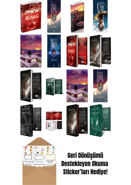 Emre Gül 16 Kitap Seti + Okuma Sticker'ları