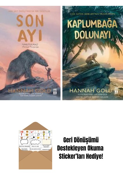 Hannah Gold 2 Kitap Seti + Okuma Sticker'ları