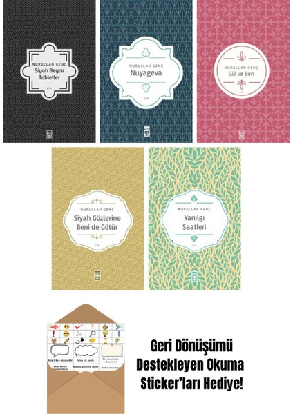 Nurullah Genç 5 Kitap Seti + Okuma Sticker'ları