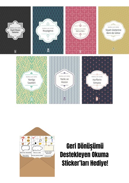 Nurullah Genç 7 Kitap Seti + Okuma Sticker'ları