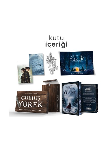 D.n. Archeron 4 Kitap Seti + Okuma Sticker'ları indirimleri