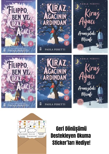 Paola Peretti 6 Kitap Seti + Okuma Sticker'ları