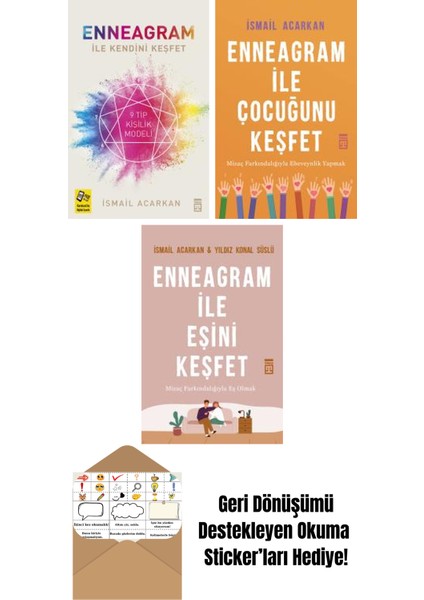 Ismail Acarkan 3 Kitap Seti + Okuma Sticker'ları