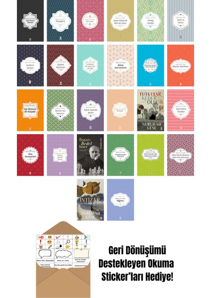 Nurullah Genç 26 Kitap Seti + Okuma Sticker'ları