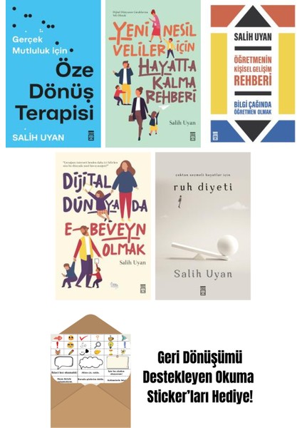 Salih Uyan 5 Kitap Seti + Okuma Sticker'ları