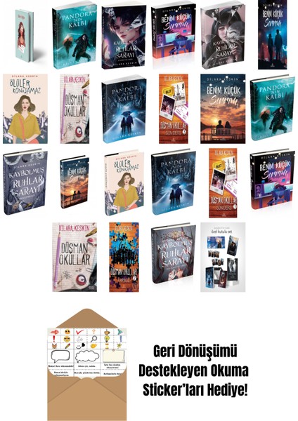 Dilara Keskin 22 Kitap Seti + Okuma Sticker'ları