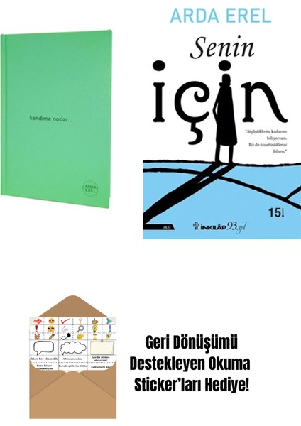 Arda Erel 2 Kitap Seti + Okuma Sticker'ları