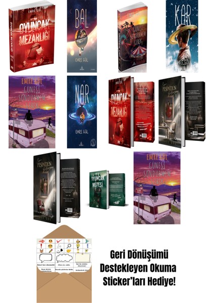 Emre Gül 11 Kitap Seti + Okuma Sticker'ları