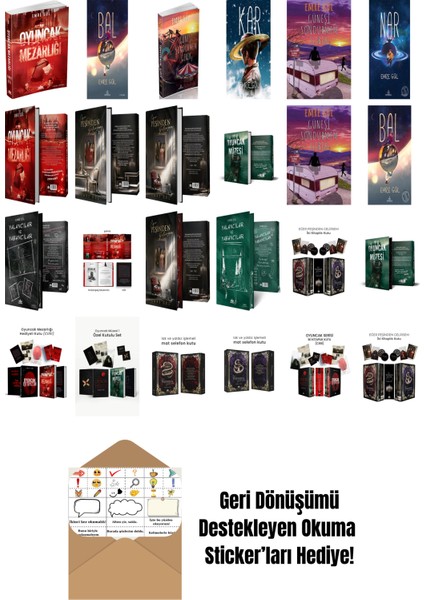 Emre Gül 24 Kitap Seti + Okuma Sticker'ları
