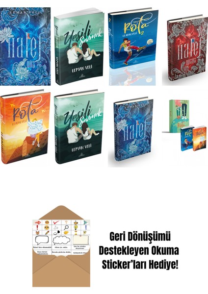 Leman Veli 8 Kitap Seti + Okuma Sticker'ları