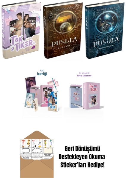 Kader Arvas 5 Kitap Seti + Okuma Sticker'ları