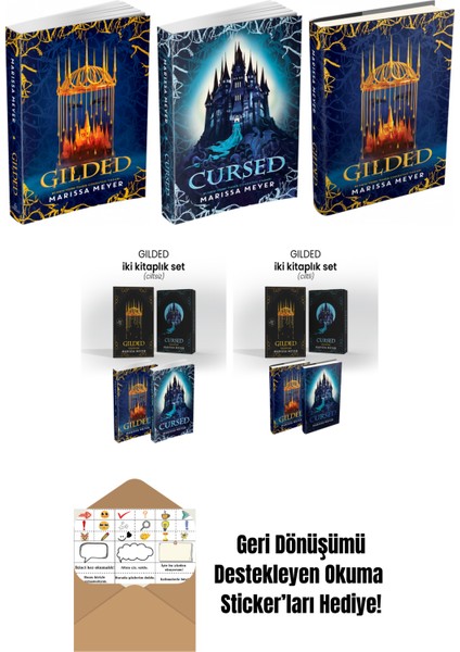 Marissa Meyer 5 Kitap Seti + Okuma Sticker'ları