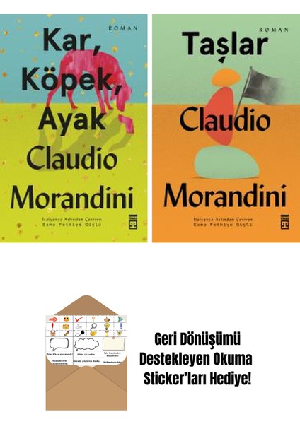 Claudio Morandini 2 Kitap Seti + Okuma Sticker'ları