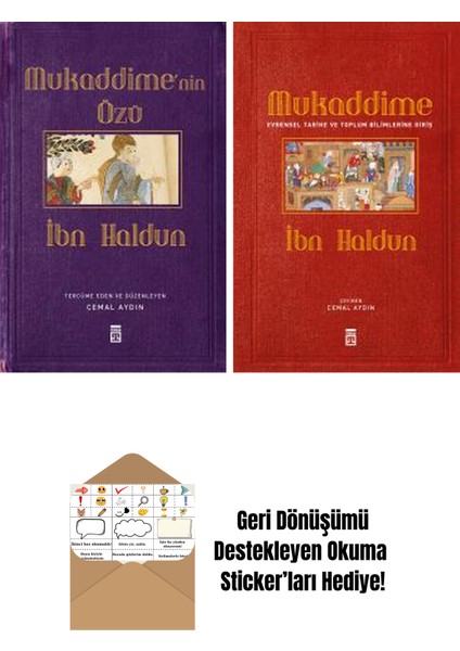 Ibn Haldun 2 Kitap Seti + Okuma Sticker'ları