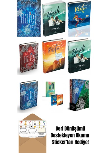 Leman Veli 9 Kitap Seti + Okuma Sticker'ları