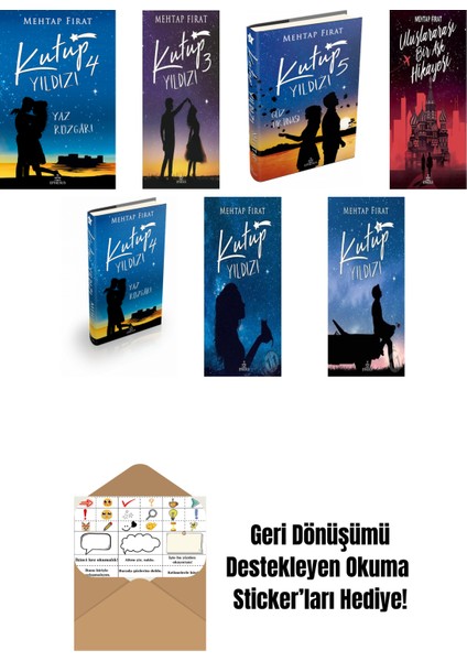 Mehtap Fırat 7 Kitap Seti + Okuma Sticker'ları