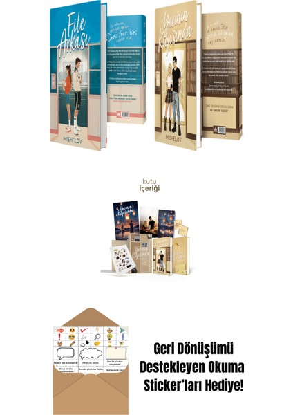 Mıshelov 3 Kitap Seti + Okuma Sticker'ları
