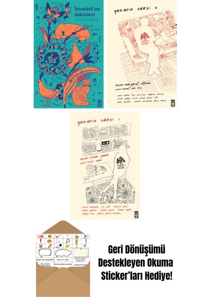 Derleme Derleme 3 Kitap Seti + Okuma Sticker'ları