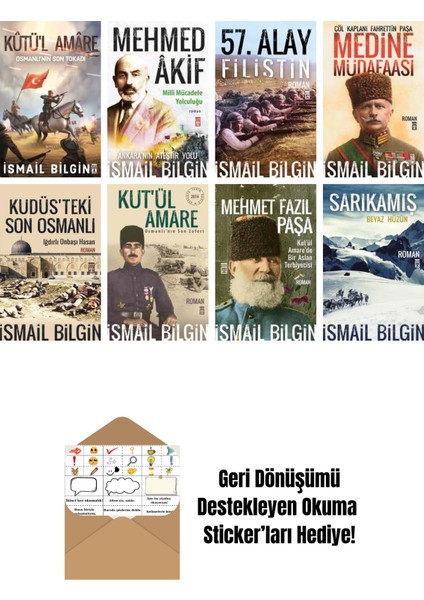 Ismail Bilgin 8 Kitap Seti + Okuma Sticker'ları