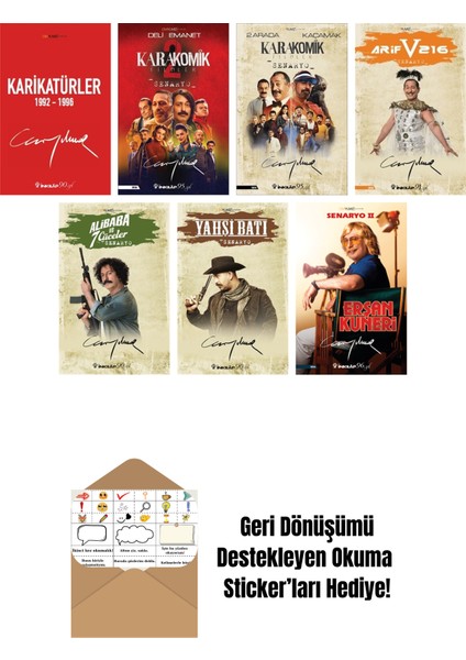 Cem Yılmaz Budan 7 Kitap Seti + Okuma Sticker'ları