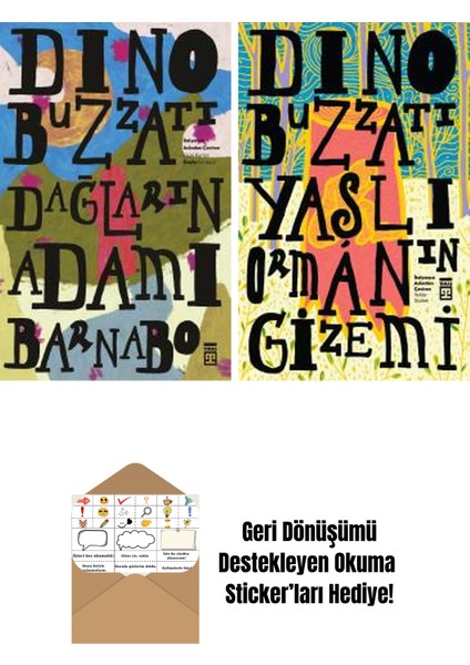 Dino Buzzati 2 Kitap Seti + Okuma Sticker'ları
