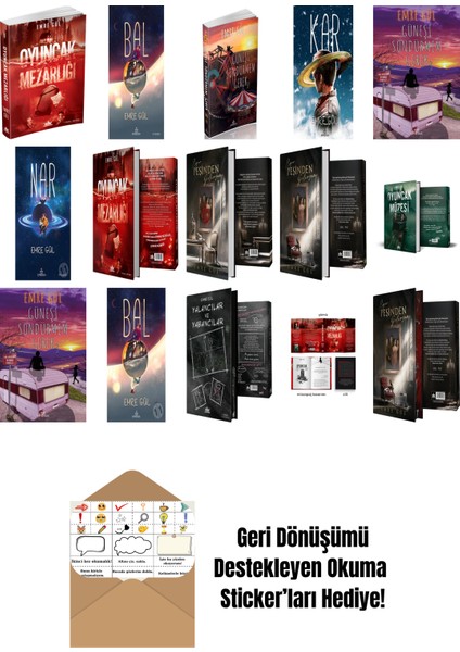 Emre Gül 15 Kitap Seti + Okuma Sticker'ları