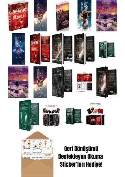 Emre Gül 19 Kitap Seti + Okuma Sticker'ları
