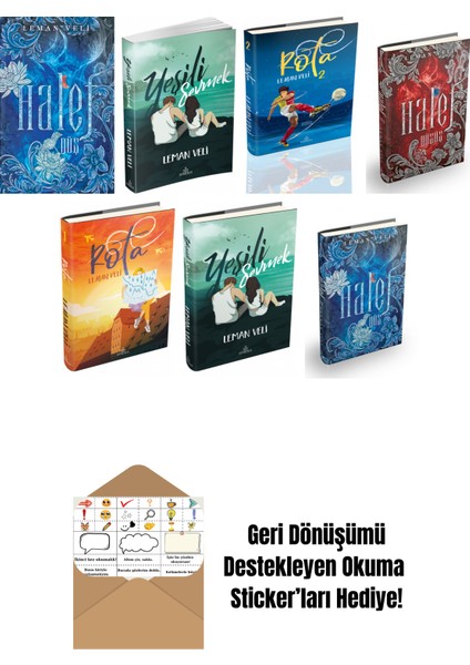 Leman Veli 7 Kitap Seti + Okuma Sticker'ları