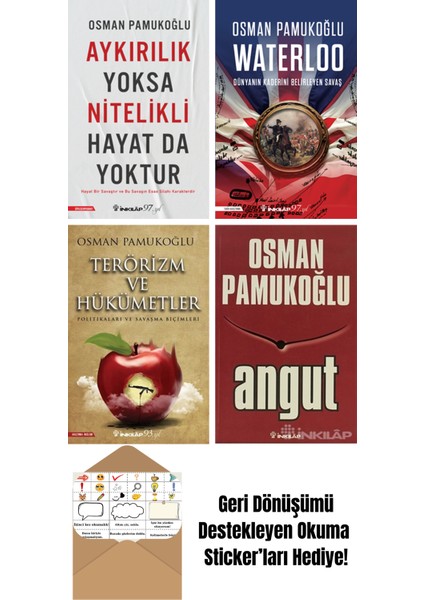 Osman Pamukoğlu 4 Kitap Seti + Okuma Sticker'ları