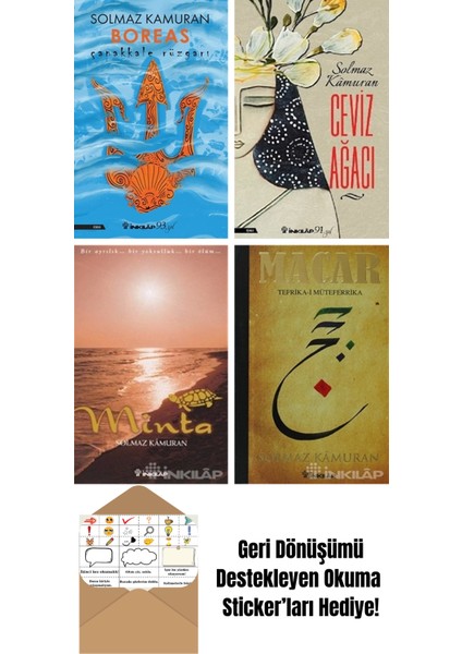 Solmaz Kamuran 4 Kitap Seti + Okuma Sticker'ları