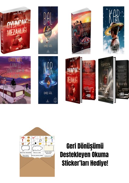 Emre Gül 8 Kitap Seti + Okuma Sticker'ları