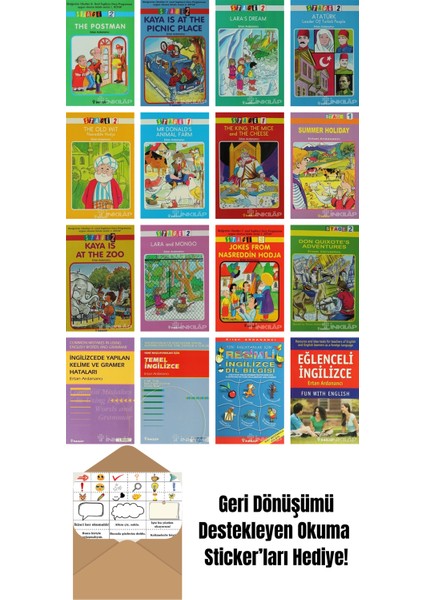 Ertan Ardanancı 16 Kitap Seti + Okuma Sticker'ları