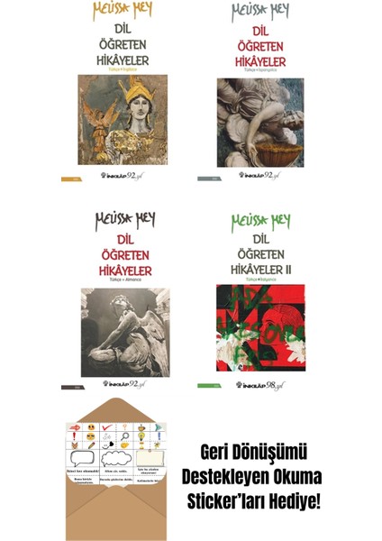 Melissa Mey 4 Kitap Seti + Okuma Sticker'ları