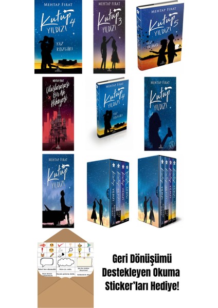 Mehtap Fırat 9 Kitap Seti + Okuma Sticker'ları