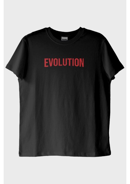 Evolution Siyah Tişört