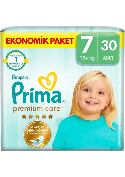 Premium Care Bebek Bezi Beden:7 (15+Kg) Xxx Large 150 Adet Mega Ekonomik Pk fiyatları