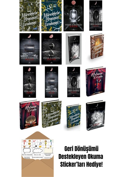 Sümeyye Demirkan 16 Kitap Seti + Okuma Sticker'ları