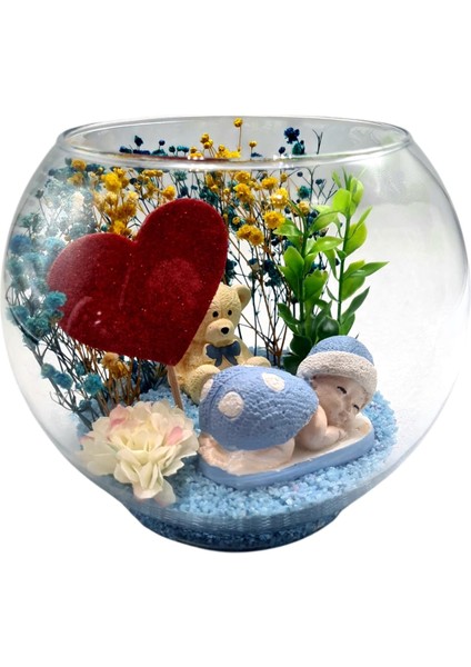 Anne Bebek Yeni Doğan Hediyelik Teraryum Hoş Geldin Bebek Hediyesi Anne Baba Hediyelik modelleri