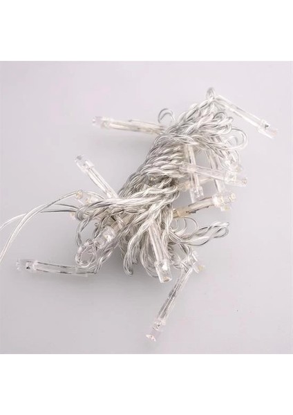 100 Ledli 8 Fonksiyonlu 10 Metre LED Aydınlatma Dekor Lambası (Beyaz) fırsatları